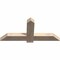 Ekena Millwork Eugene Smooth Timber Gable Bracket, Douglas Fir, 48"W x 22"H x 3 1/2"D x 5 1/2"F, 11/12 Pitch GBW048X22X0406EUG00SDF - alternate 2